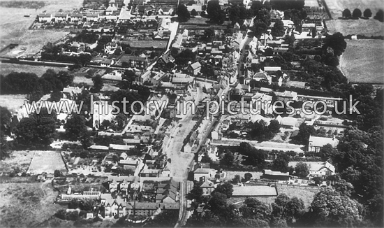 From the Air, Harlow, Essex. c.1940's